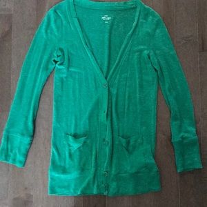 JCrew linen cardigan